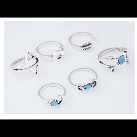 To The Moon Ring Set - Picture 2 of 5